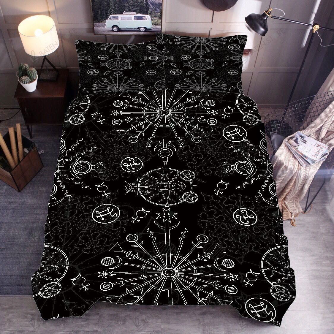 3d black tarot bed sheets duvet cover bedding set perfect presents for birthdays christmas and thanksgiving 9qz1t