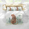 3d tiger plant bedding set with duvet cover perfect presents for birthdays christmas and thanksgiving 8i37j