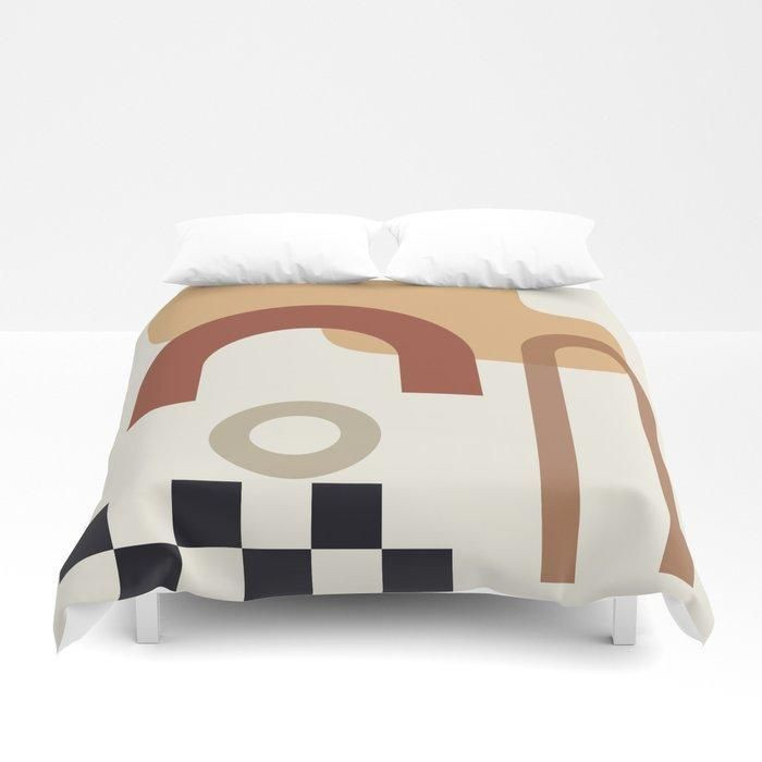 abstract shape bed sheets duvet cover bedding set perfect gifts for birthdays christmas and thanksgiving 6juye