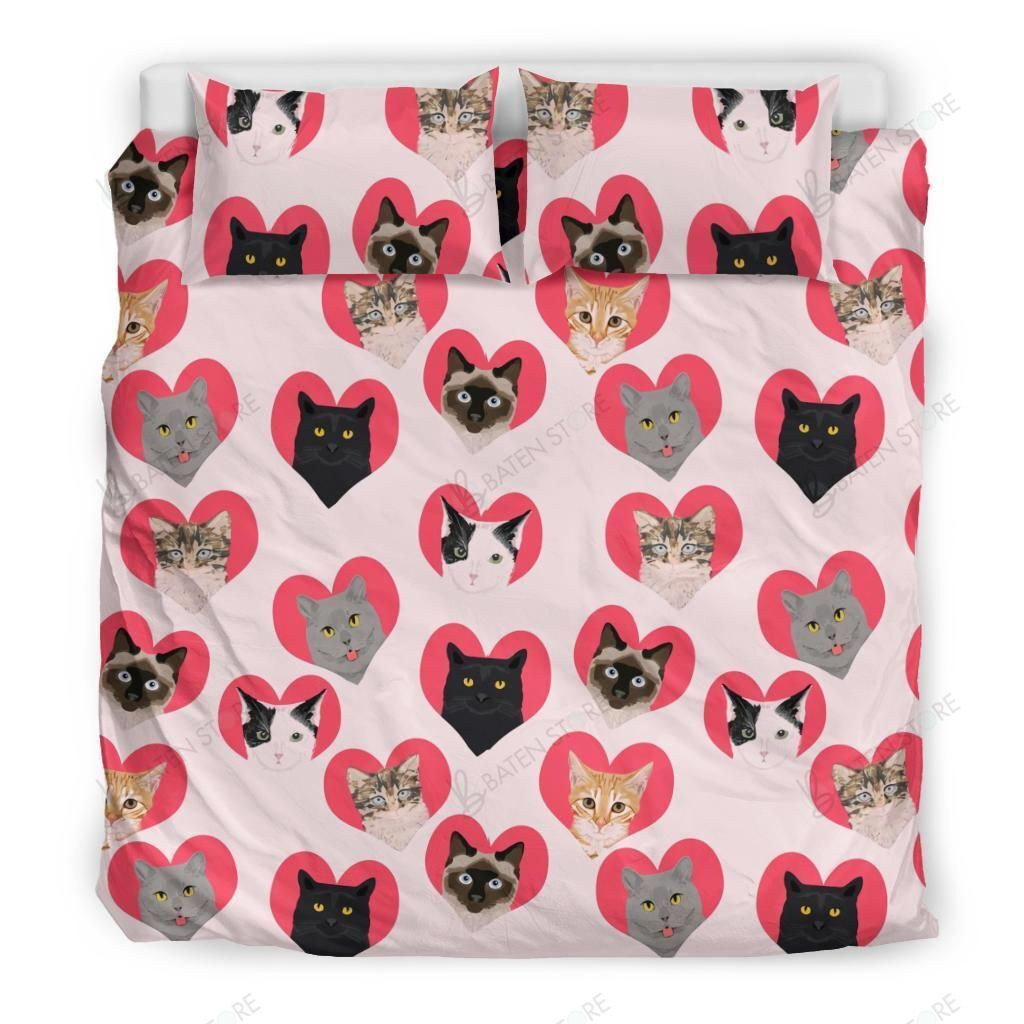 adore felines blush sheets duvet set bed linens ideal presents for birthdays holidays isbhs