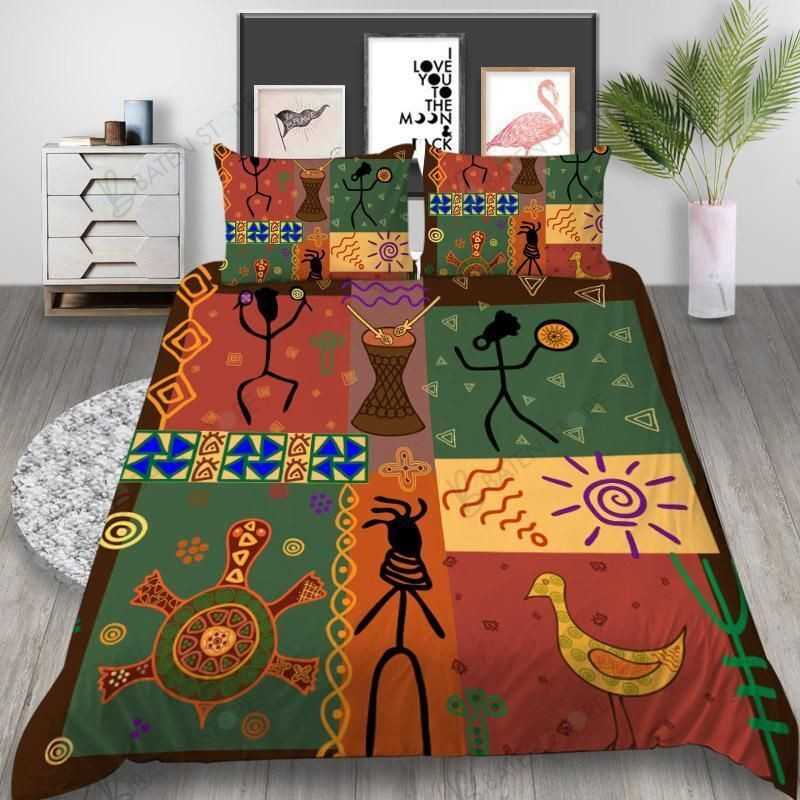 african heritage bed sheets duvet cover bedding set ideal for birthday christmas thanksgiving presents lmbrj