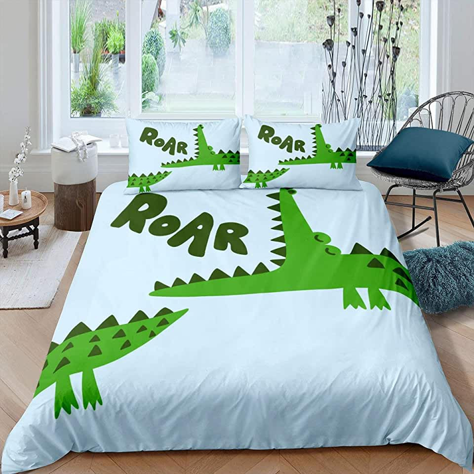 alligator roar bed sheets duvet cover bedding collections xqo67