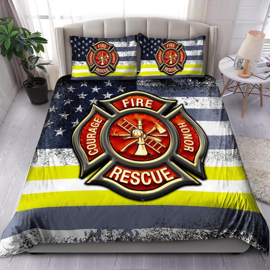 american firefighter duvet cover bedding collection hw0aa