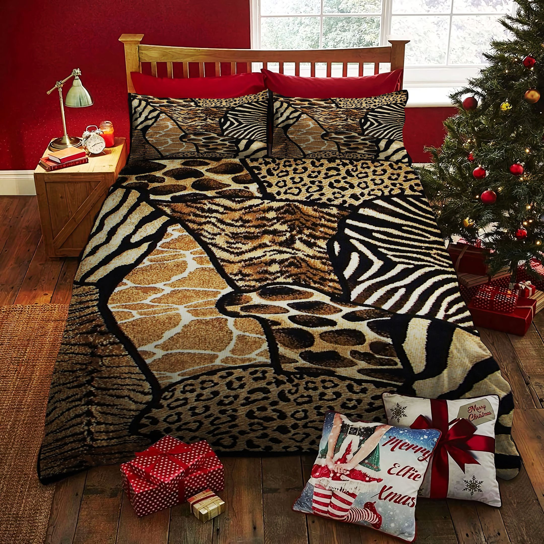 animal print bedding set perfect presents for birthdays holidays and special occasions ljq4l