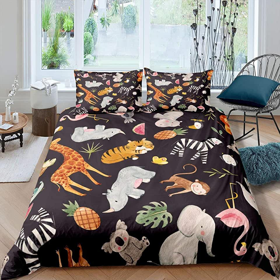 animal print bedding sets with duvet covers ngmw9