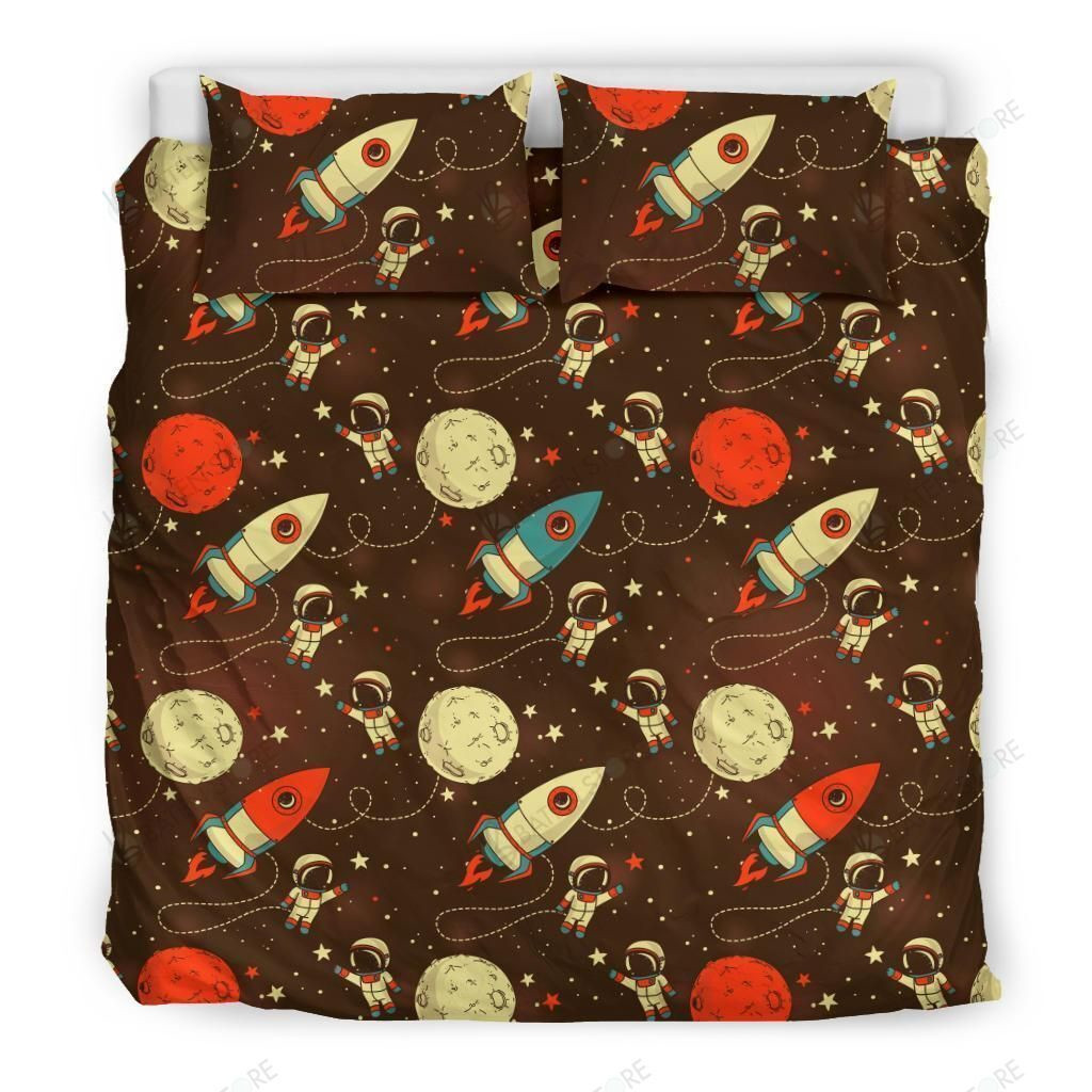 astronaut space bedding set with duvet cover perfect presents for birthdays christmas and thanksgiving 1di0w