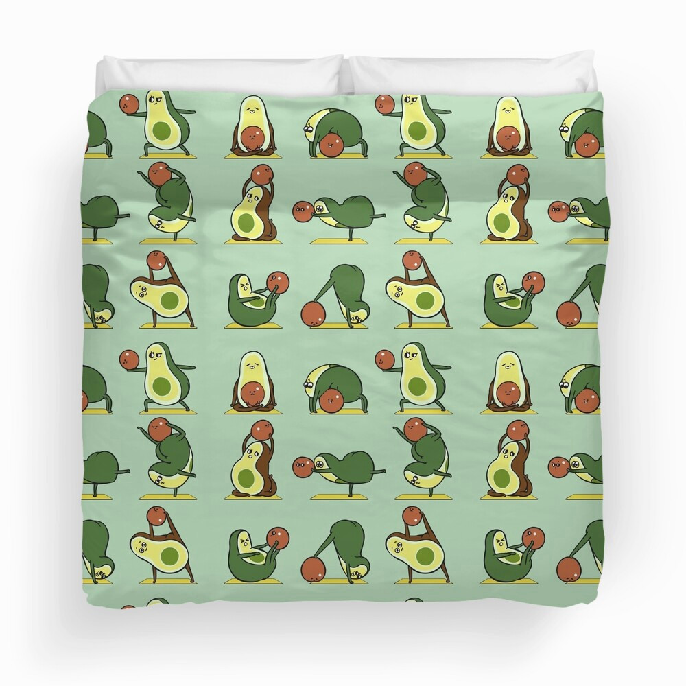 avocado yoga seed duvet cover bedding set yiupl