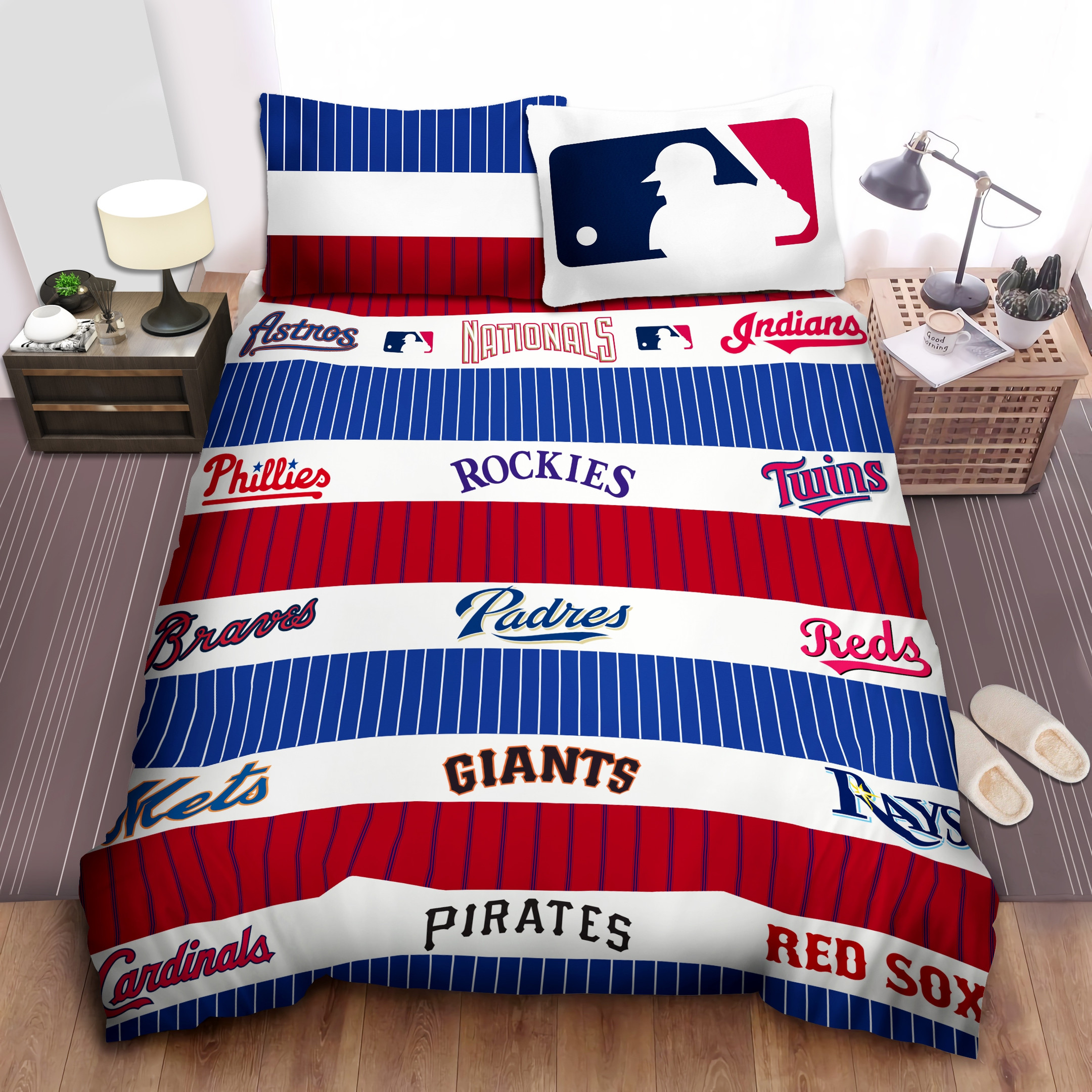 baseball bedding set with sheets and duvet cover oolms