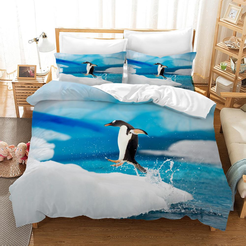 beautiful penguin sheet sets with duvet covers for beds 7n5e9