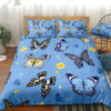 blue butterfly bed sheets duvet cover bedding sets ixiid