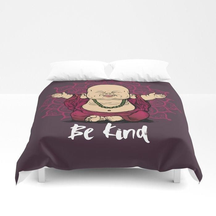 buddha be kind bed sheets duvet cover bedding set ideal presents for birthday christmas thanksgiving toqtc