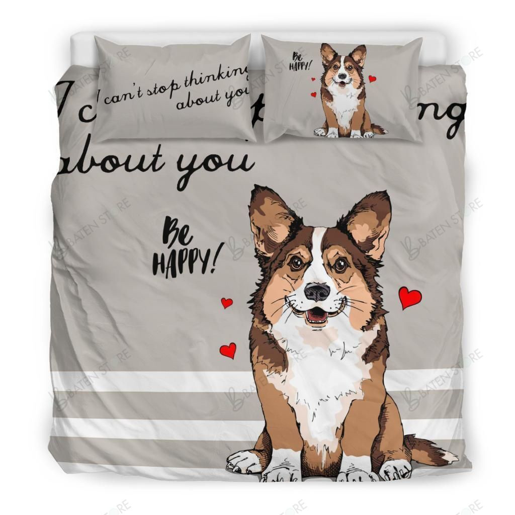 celebrate with corgi bed sheets duvet cover bedding set perfect presents for birthdays christmas and thanksgiving rrmz8