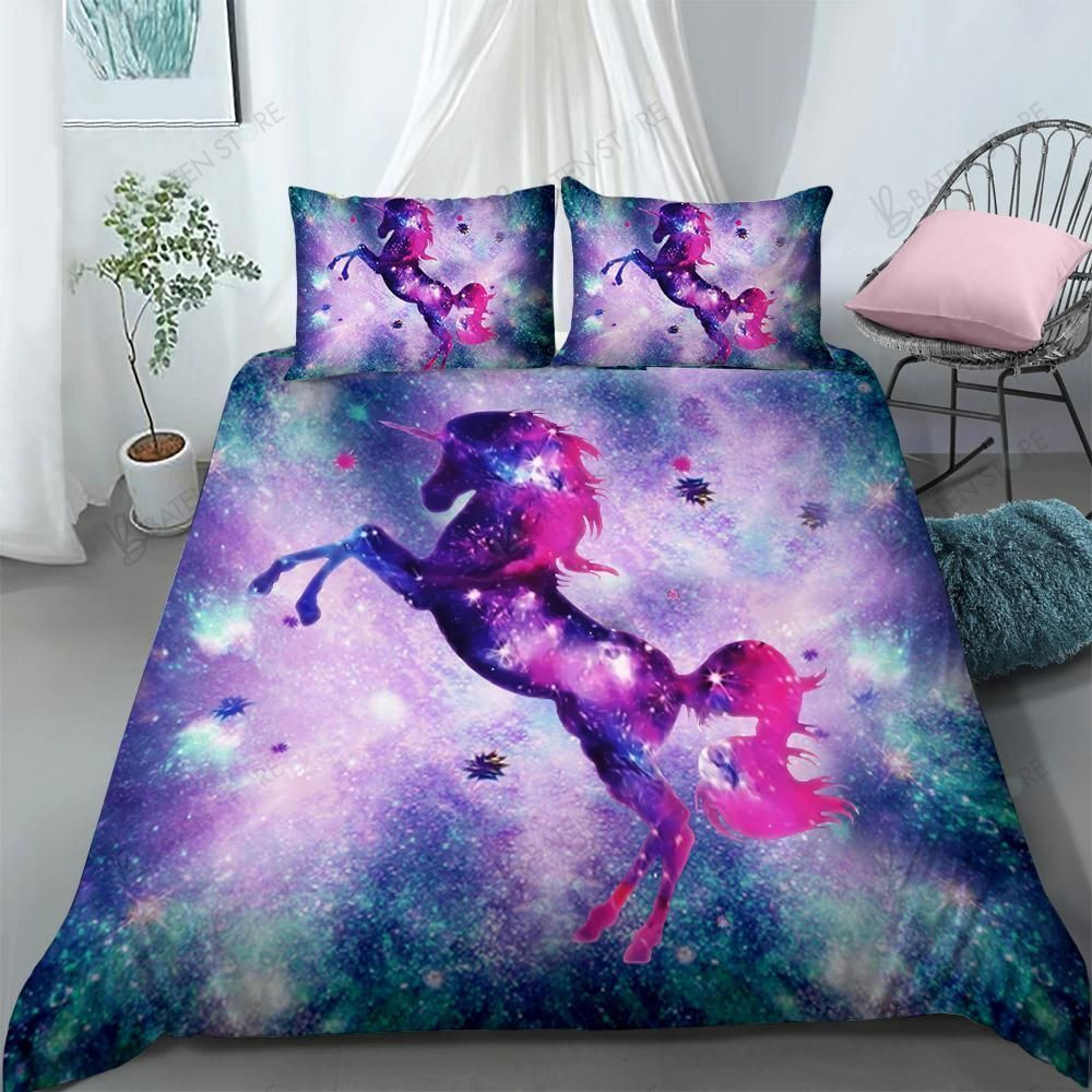 celestial unicorn bedding set with duvet cover perfect presents for birthdays christmas and thanksgiving 1dwcd