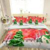 christmas tree bed sheets duvet cover bedding set ideal presents for birthdays christmas and thanksgiving mlxtu