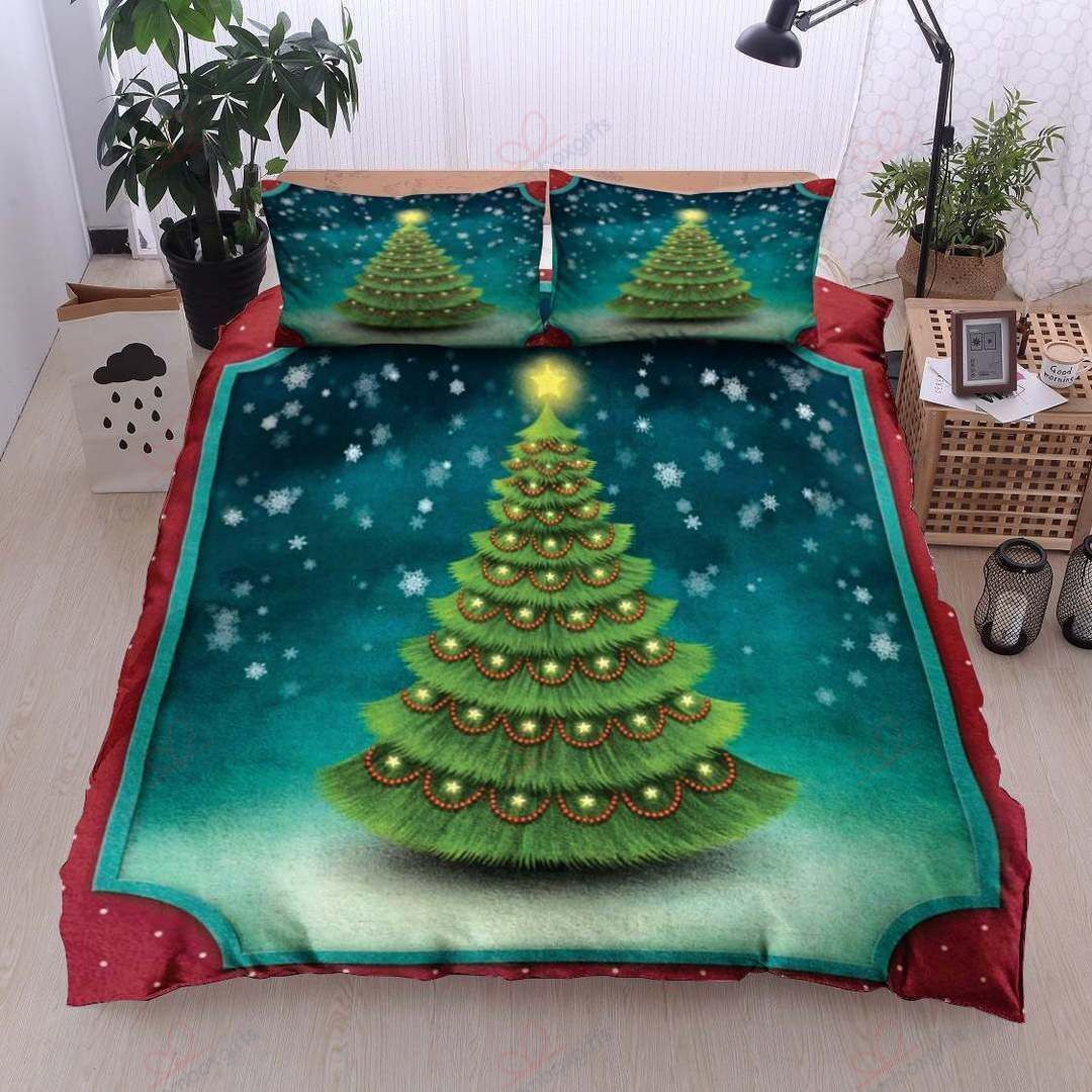 christmas tree bedding set perfect for holiday gift giving kfb4y