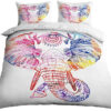 elephant pattern sheet sets with duvet cover bedding ensemble scifu