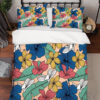 floral print sheet set duvet cover bedding ensemble ideal presents for birthdays holidays and special occasions ksild