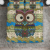 fool owl bedding ensemble with sheets and duvet cover zri82