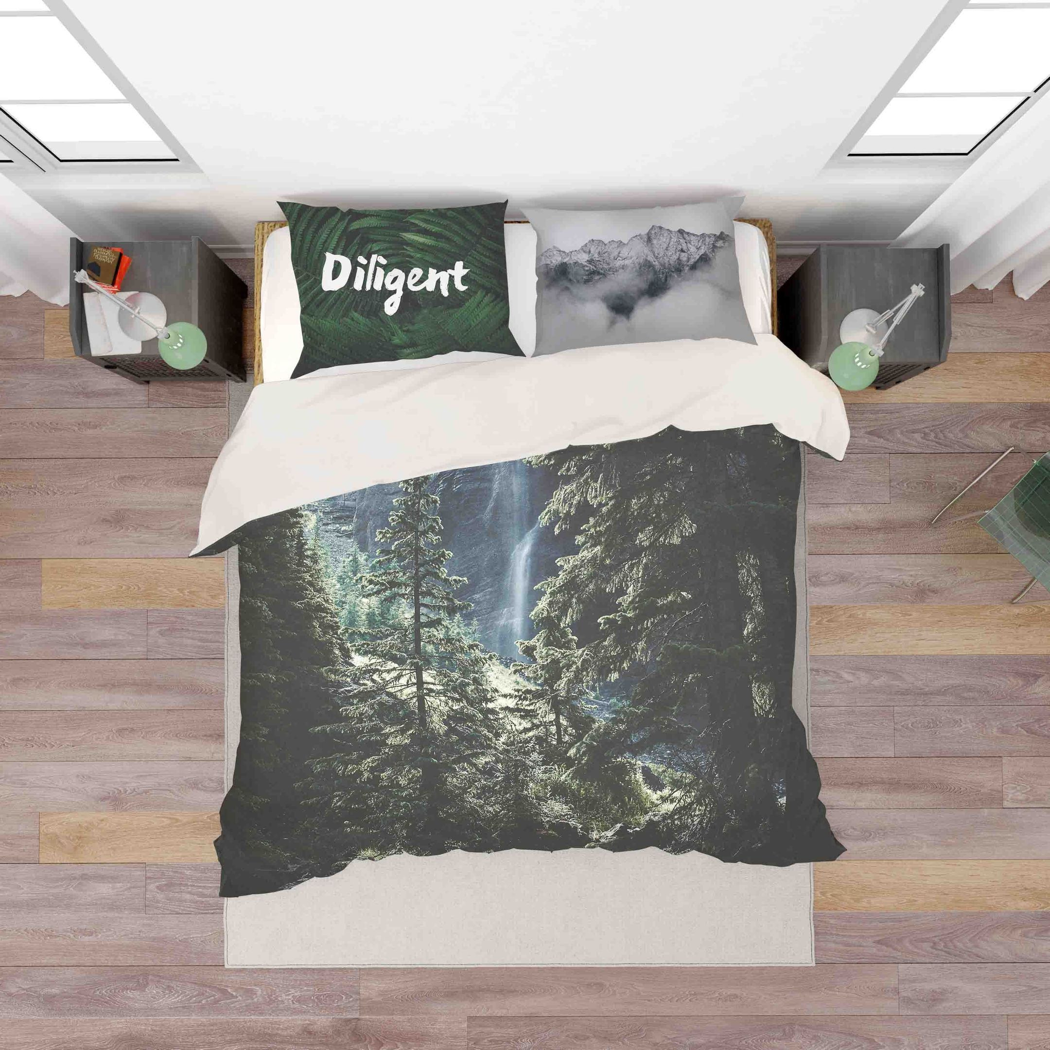 forest hardworking bed sheets duvet cover bedding set ideal presents for birthday christmas thanksgiving lbnax