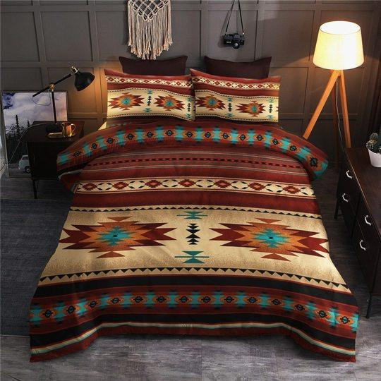 geometric sunset southwest duvet set for bed ue9tw