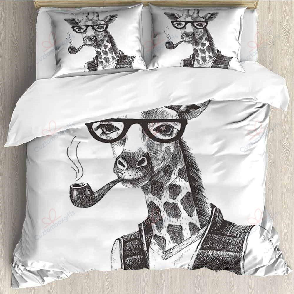 giraffe print bed sheets duvet cover bed set t8kqj