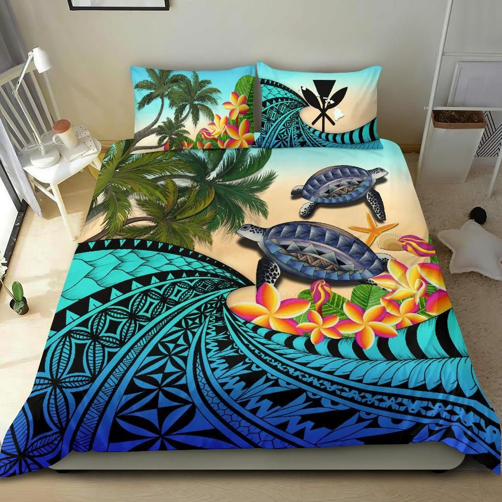 hawaiian turtle bedding sets with duvet cover and bed sheets cbdpl