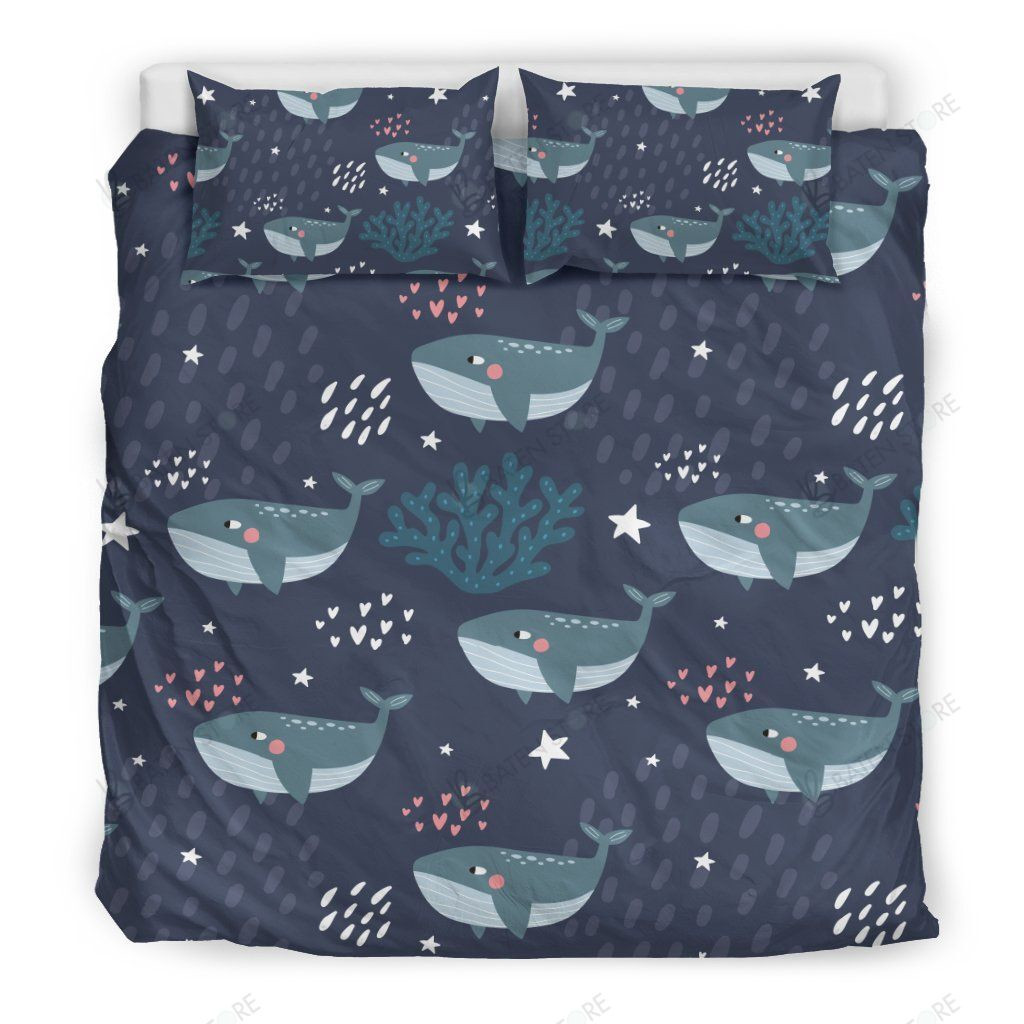 humpback whale bed sheets duvet cover set perfect presents for birthdays christmas and thanksgiving 7b6no