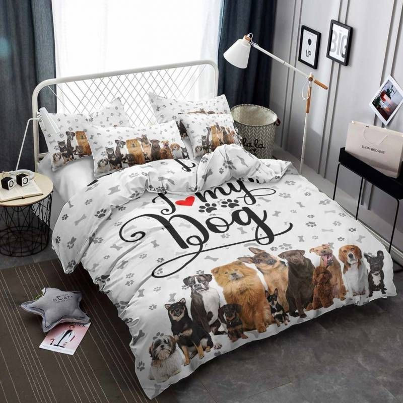 i adore my canine bed linens duvet cover bed set sk44i