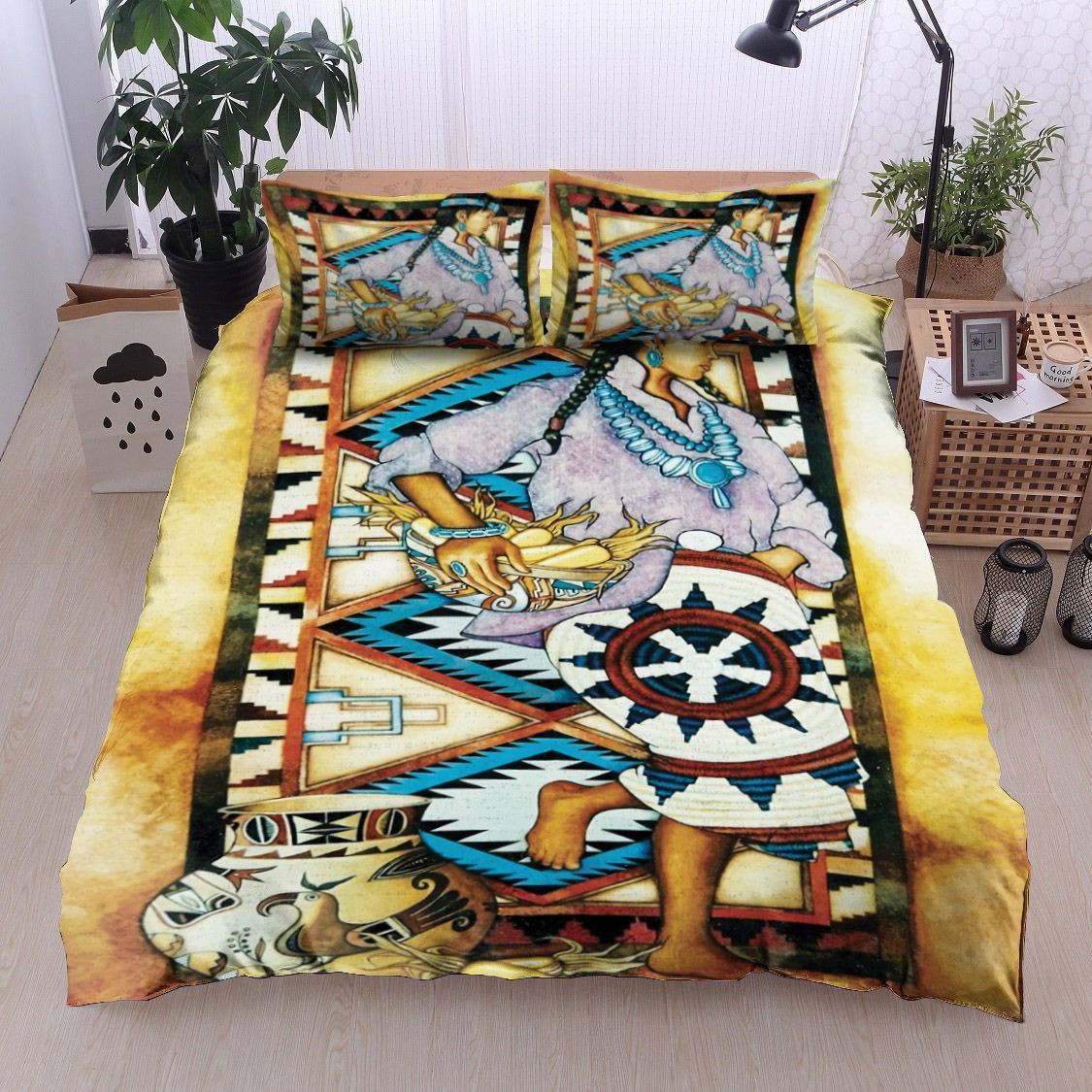 indigenous american bed linens duvet cover bed set perfect presents for birthdays holidays festivities qy2nm