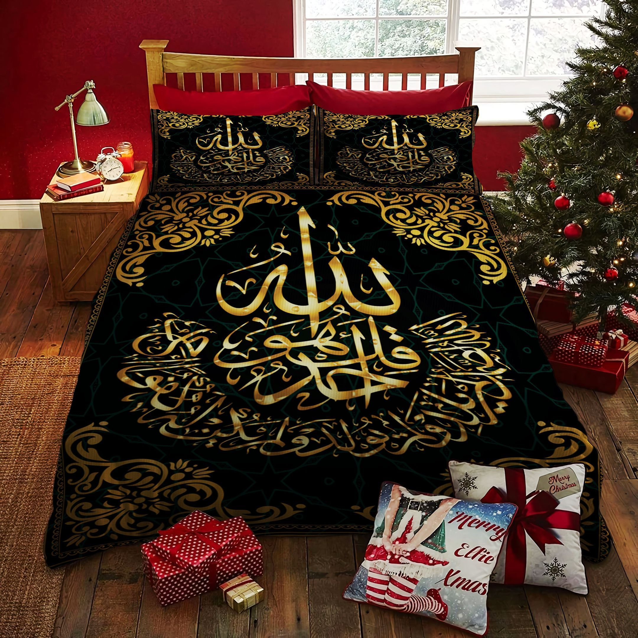 islamic symbol bed sheets duvet cover bedding set i4ah4