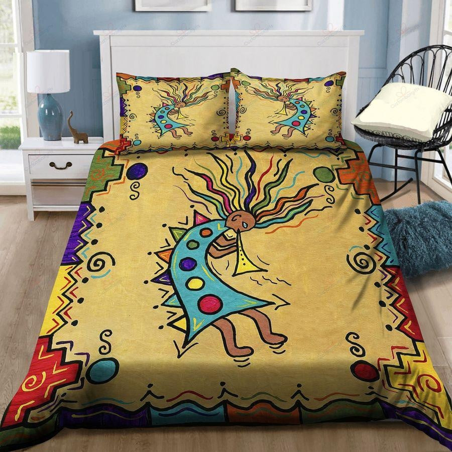 kokopelli indigenous american duvet bed set kjesj