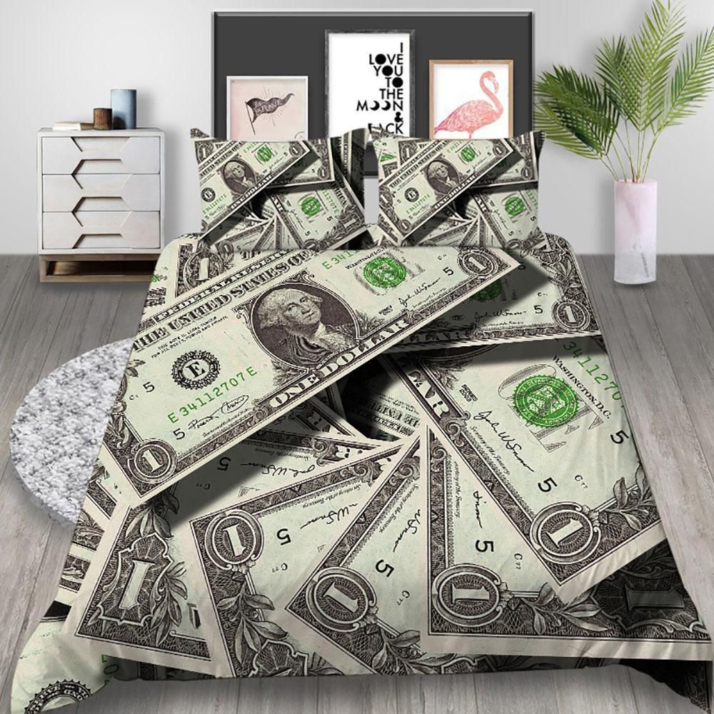 luxurious bedding set with dollar design perfect for birthday christmas and thanksgiving gifts yynbc