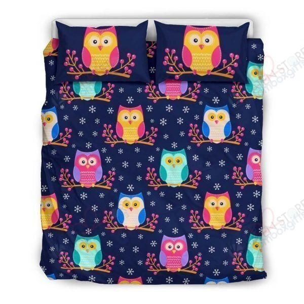 owl adorable bedding sheets set with duvet cover orsyj