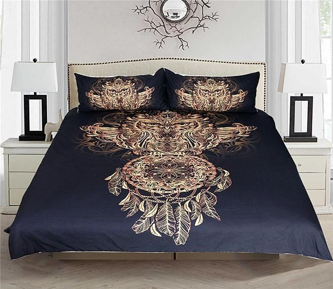 owl breeze bed linens coverlet bedspread bed set fe3lp