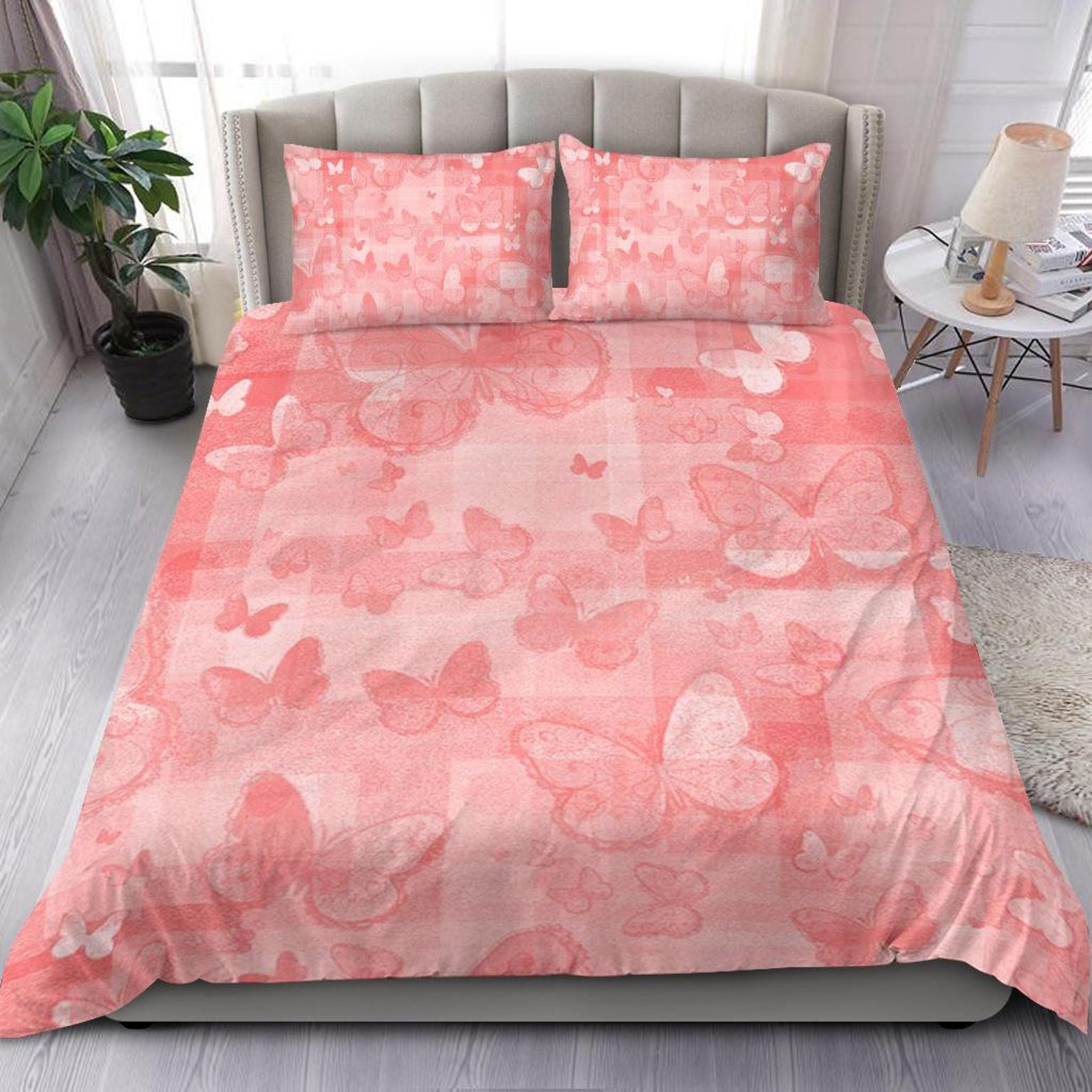 pink butterfly bed sheets duvet cover bedding sets zpj8q