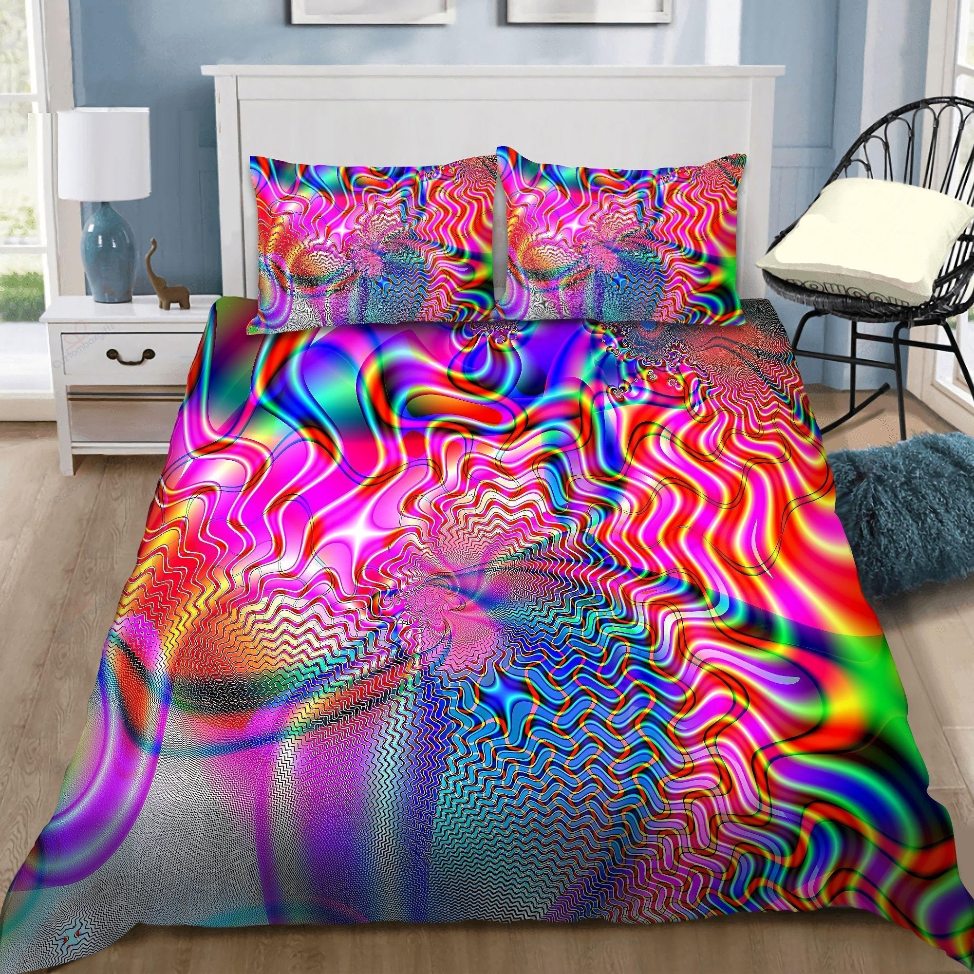 psychedelic hippie duvet cover bedding collection oojrx