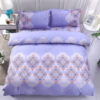 purple pattern bed sheets duvet cover bedding set ideal for birthday christmas thanksgiving presents jv0pa