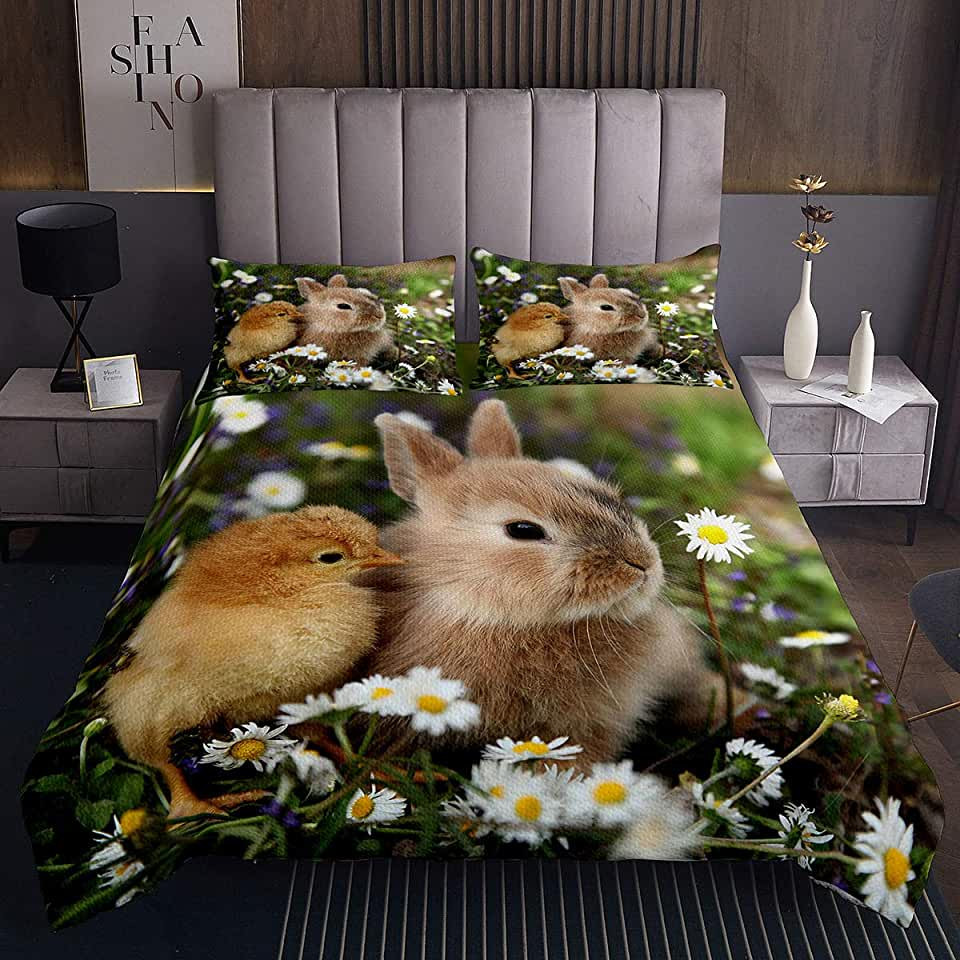 rabbit chick bed sheet duvet cover bedding collections dbzhg