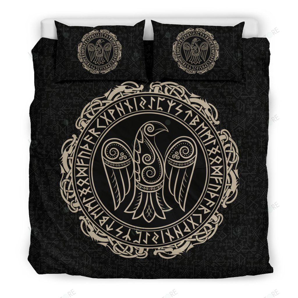 raven celtic bed sheets duvet cover bedding set perfect presents for birthdays christmas and thanksgiving 1uvxe