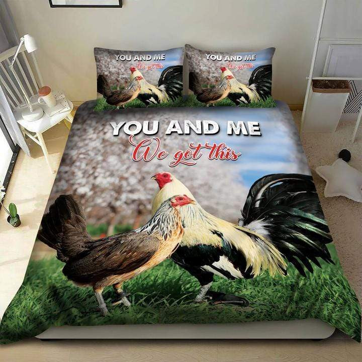 rooster hen you and i we have this bedding collection bed linen coverlet quilt bed sets agjj1