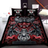 scorpion skull bedding set with duvet cover perfect presents for birthdays christmas and thanksgiving zyarp