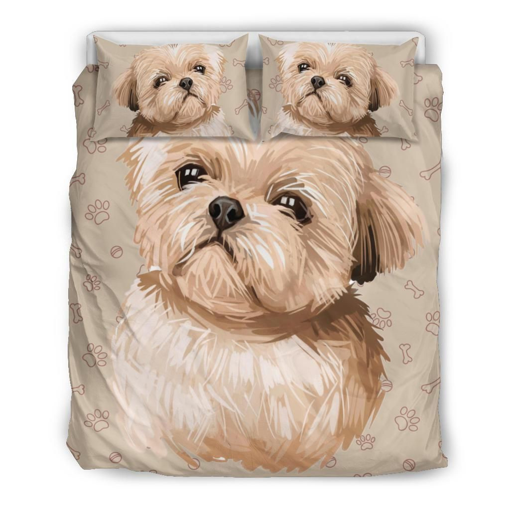 shihtzu bed sheets set duvet cover bedding collections xse2i