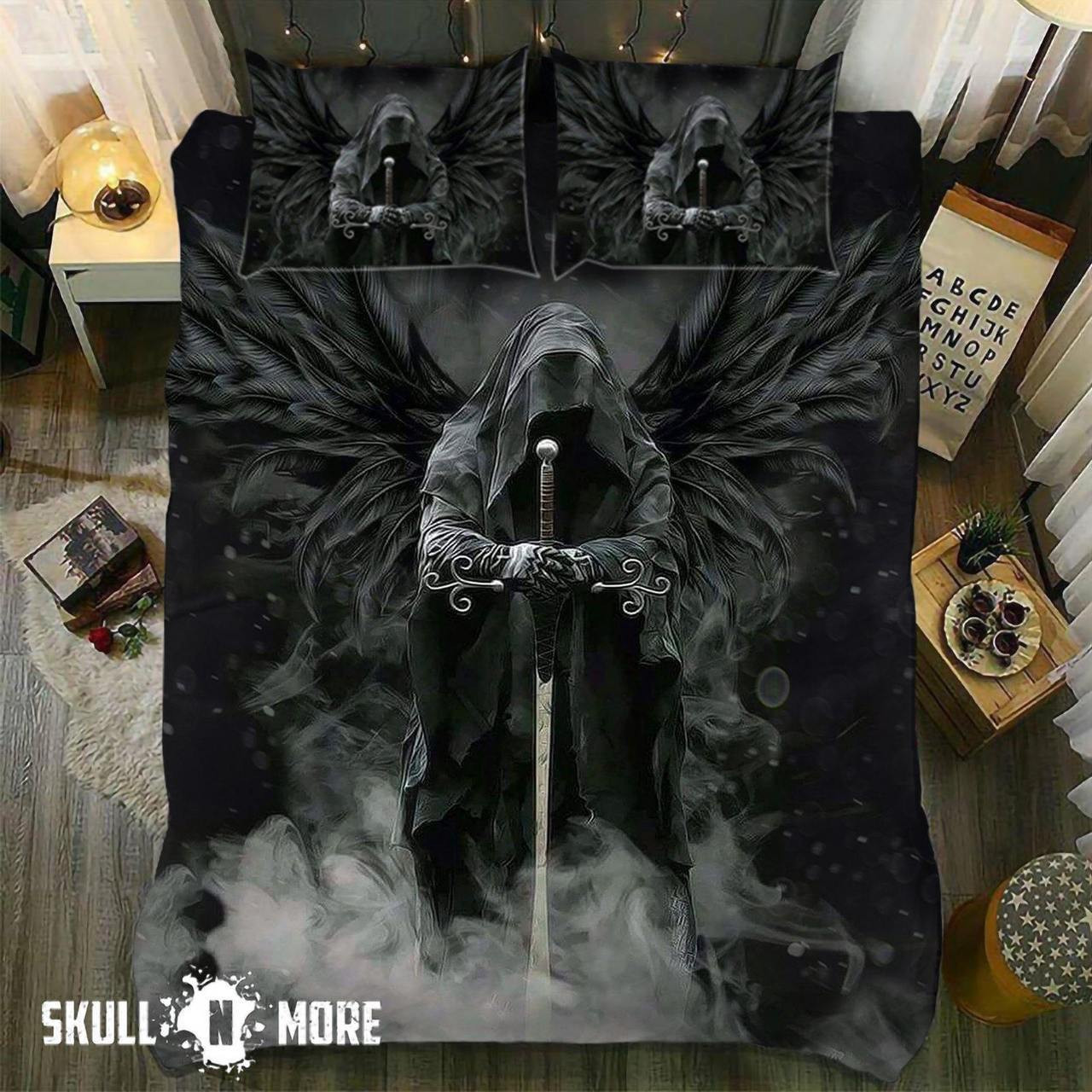 snm skull knight day of the dead bedding collection 3uke4