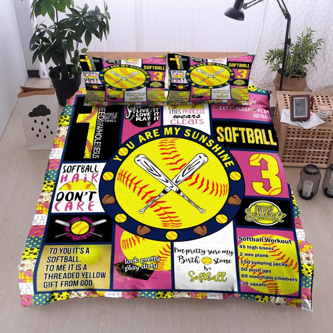 softball bedding sheets duvet cover sets for bed pma1r