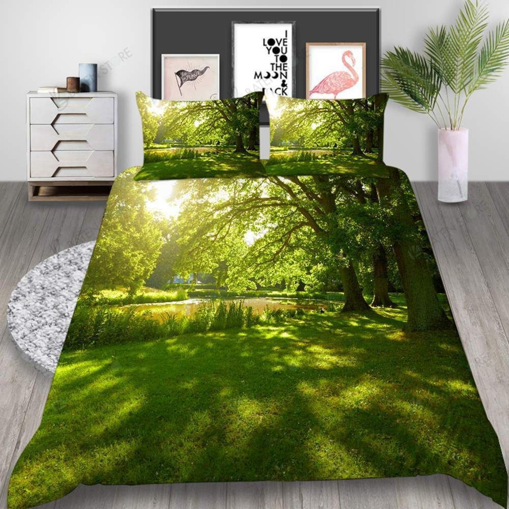 stunning park bed sheets duvet cover bedding set ideal presents for birthdays christmas thanksgiving jkleo