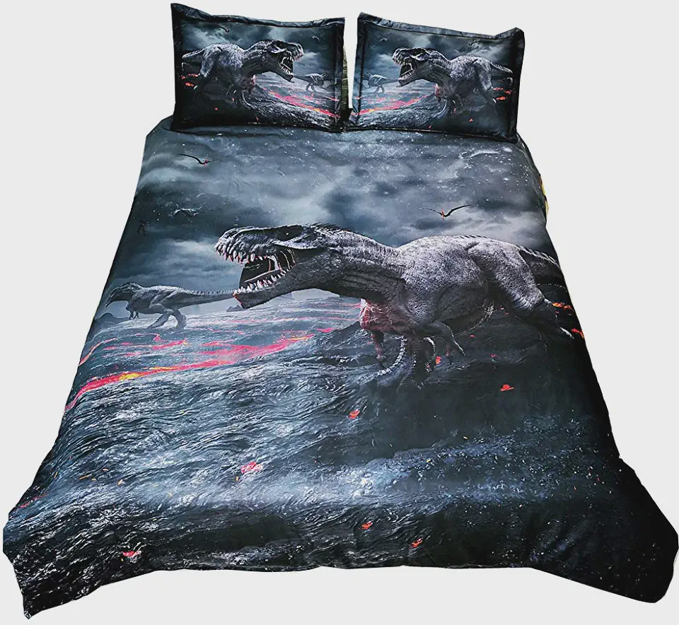 t rex jurassic bedding sheet duvet cover sets zc8ri