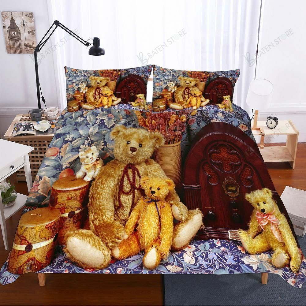 teddy dog home bedding set with sheets and duvet cover perfect gifts for birthdays christmas and thanksgiving 8wzn5