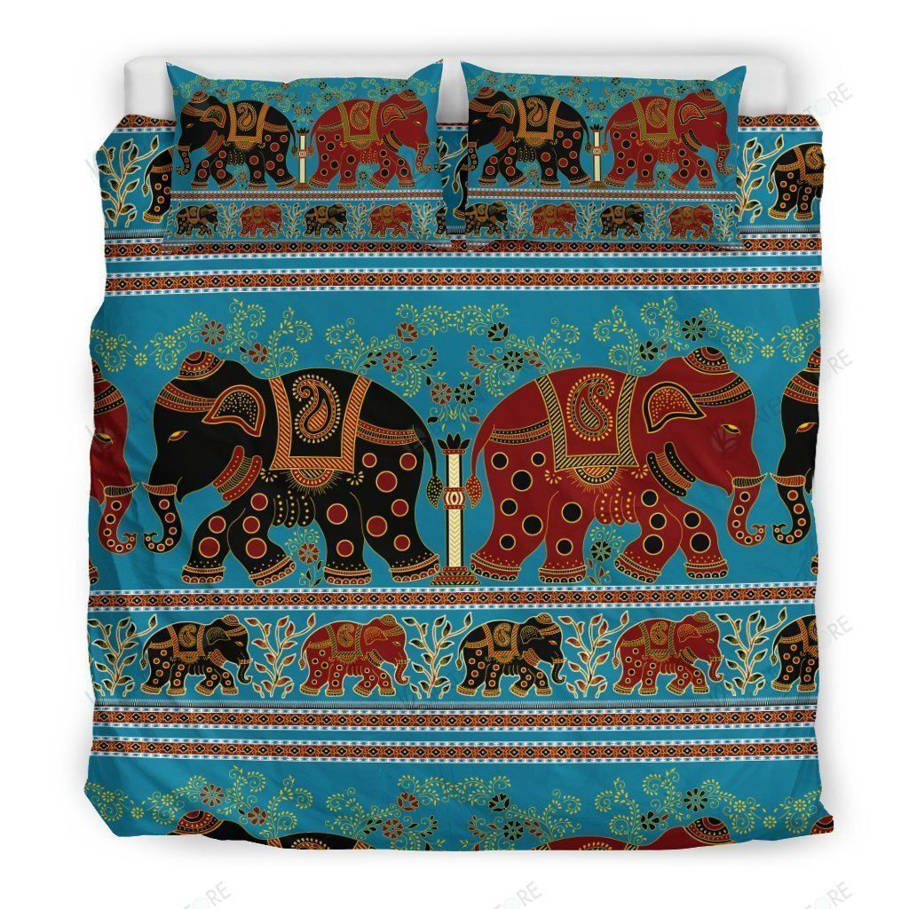 tribal elephant bedding set with duvet cover perfect presents for birthdays christmas and thanksgiving pkbis
