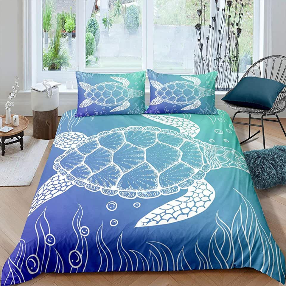 turtle sketch bed linens duvet cover bedding collections febmp