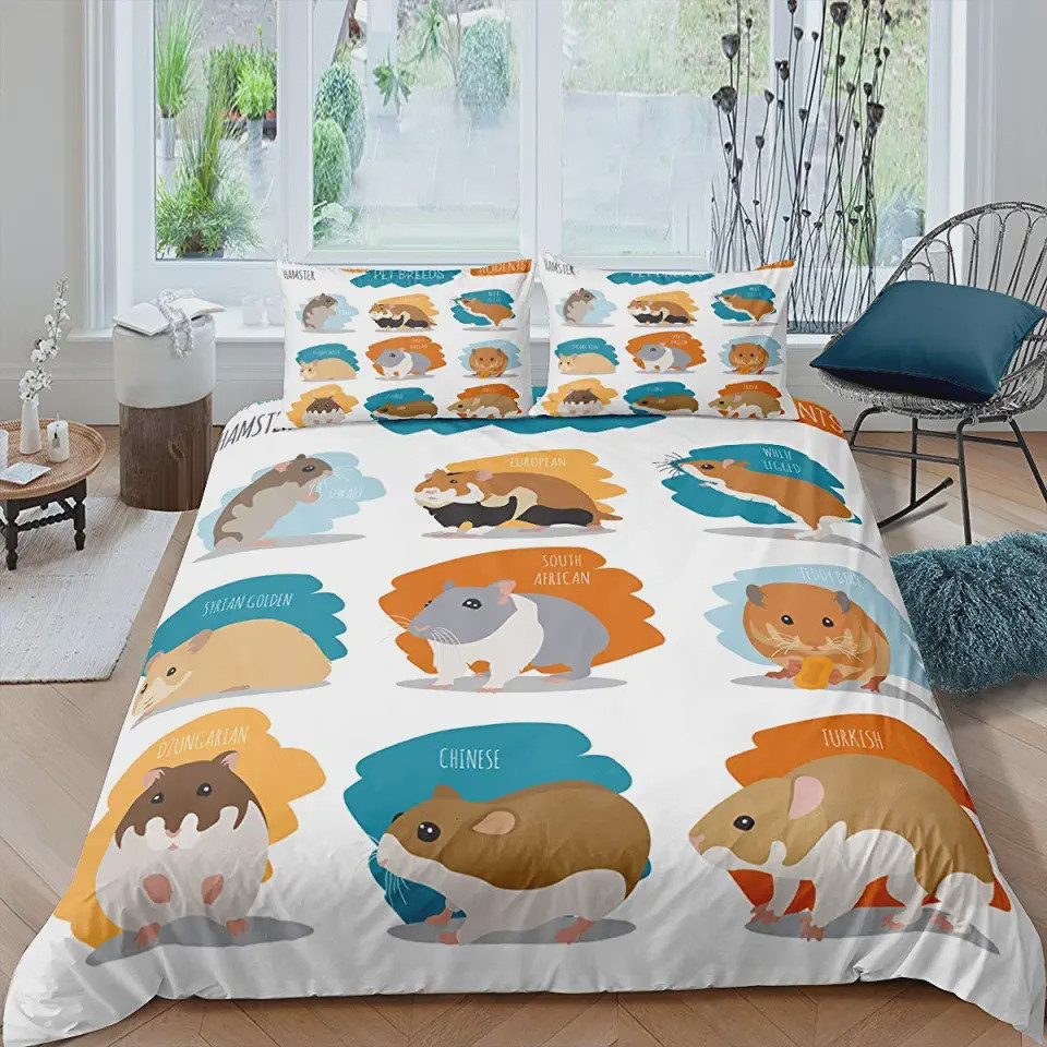 varieties of hamster bed sheet duvet cover bedding collections yrawn